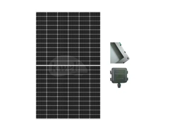 Luminous 550-Watt 24V Monocrystalline Solar Panel LUM550M144; Voc 49.60V, Vmp 40.83V, Imp 13.48A, Isc 14.04A, Module Efficiency 21.28% Monocrystalline Solar Panels