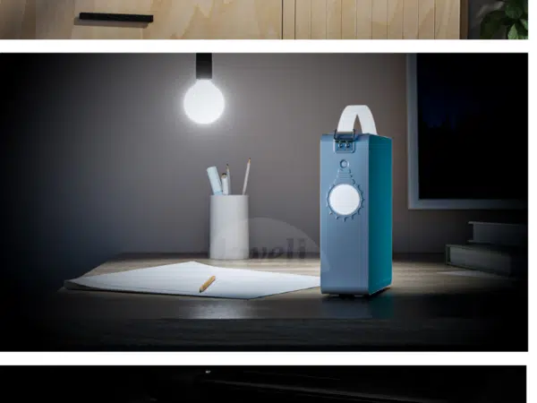 Sun-Power 500Wh Solar Home System SHS1.0; Lithium Battery, 3 LED Bulbs, Built-in LED Light/Torch, USB & DC Outputs, Car & Solar Charging Complete Solar Systems