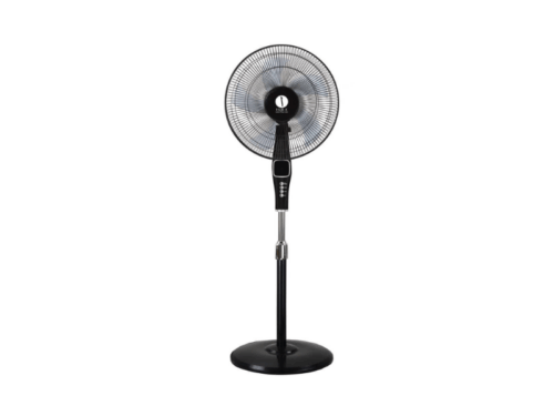IQRA 16-inch Stand Fan with Remote Control IQ-SF040R; 50W Copper Motor, 3-Speed Function, 4-Hour Timer, ABS Body & 5 Blades, BS Plug with Fuse Free-standing fans 2