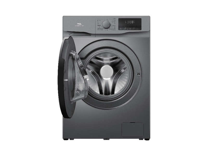 TCL 8 kg Front Load Washing Machine P608FLG; Digital Inverter, 1400 RPM, 16 Programs, Drum Clean, Heat Sterilisation - TCL 8 kg Front Load Washing Machine P608FLG