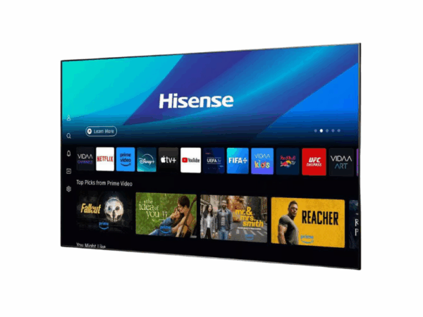 Hisense 55-inch LED UHD 4K Smart TV 55A6Q; VIDAA OS, Game Mode Plus, Dolby Audio, Bluetooth 5.0, Built-in Free-to-Air Receiver, Frameless Design Smart TVs