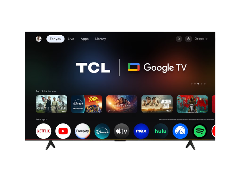 TCL 65-inch P7L QLED 4K UHD Smart Google TV 65P7L; Dolby Vision, HDR10+, Dolby Atmos, AiPQ Processor, ONKYO 2.0 Hi-Fi, Bluetooth 5.4 4K UHD TVs 2 TCL 65-inch P7L QLED 4K UHD Smart Google TV 65P7L; Dolby Vision, HDR10+, Dolby Atmos, AiPQ Processor, ONKYO 2.0 Hi-Fi, Bluetooth 5.4 4K UHD TVs 2