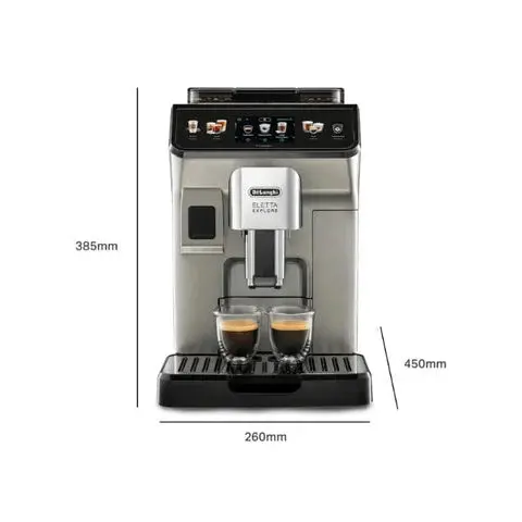 De’Longhi Eletta Explore Automatic Coffee Machine – DLECAM450 / ECAM45 TVs, Audio & Entertainment 85 De’Longhi Eletta Explore Automatic Coffee Machine – DLECAM450 / ECAM45 TVs, Audio & Entertainment 85