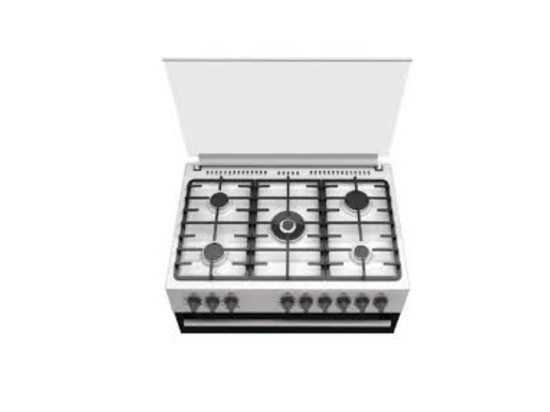 TITAN Freestanding Cooker, 90cm x 60cm, 5 Gas Burners, Full Gas Oven with Grill & Rotisserie, Auto Ignition, Turbo Fan, Stainless Steel Finish - TN-FC9500XA - TITAN Freestanding Cooker, 90cm x 60cm, 5 Gas Burners, Full Gas Oven with Grill & Rotisserie, Auto Ignition, Turbo Fan, Stainless Steel Finish - TN-FC9500XA - Image 2