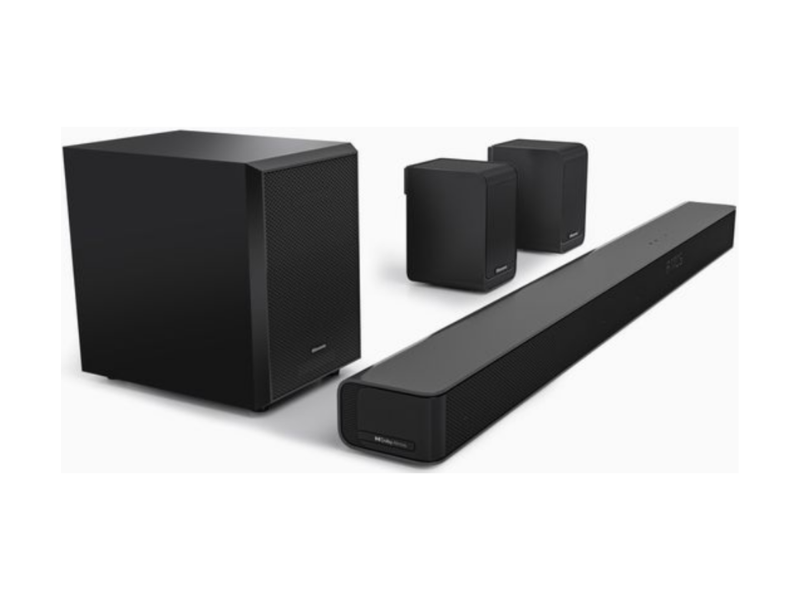 Hisense 5.1ch Soundbar HS-5100; 540W Power, Wireless Subwoofer, Rear Speakers, Dolby Digital Plus, DTS Virtual:X, Bluetooth 5.3, HDMI ARC - Hisense 5.1ch Soundbar HS-5100; 540W Power, Wireless Subwoofer, Rear Speakers, Dolby Digital Plus, DTS Virtual:X, Bluetooth 5.3, HDMI ARC