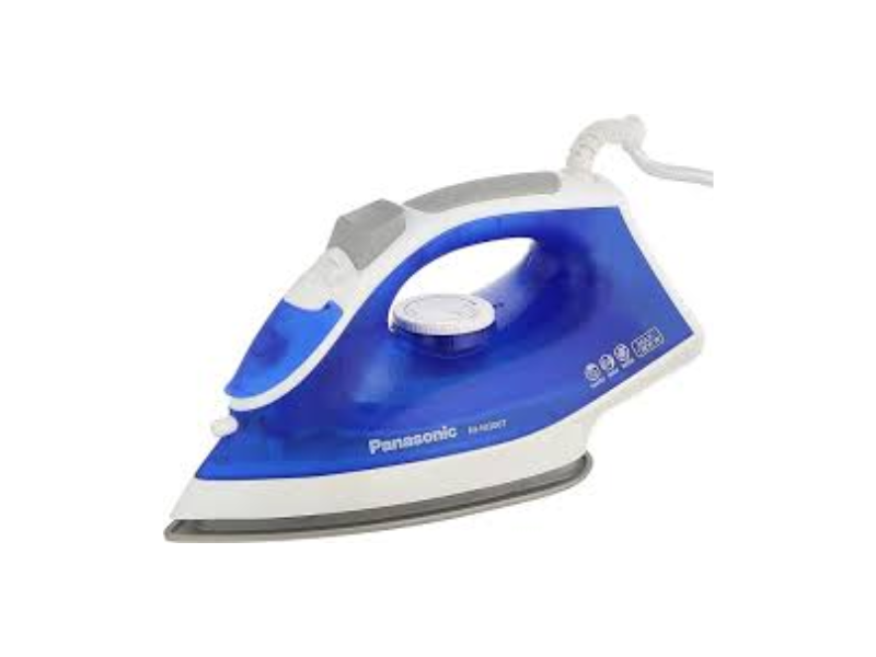 Panasonic Steam Iron NI-M300TATH, 1800W Max Power, Vertical Shot, Titanium Coated Soleplate, Anti-Calc System - Panasonic Steam Iron NI-M300TATH, 1800W Max Power, Vertical Shot, Titanium Coated Soleplate, Anti-Calc System