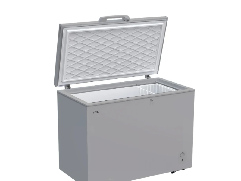 TCL 410L Chest Freezer FG410CF; Mechanical Control, Super Freezing, Lockable Lid, Storage Basket, R600a, Low Noise - TCL 410L Chest Freezer FG410CF