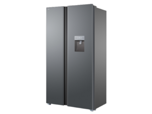 TCL 790L Side-by-Side Refrigerator P790BS; No Frost, Inverter Compressor, Water Dispenser, Multi Air Flow Cooling, Digital Display