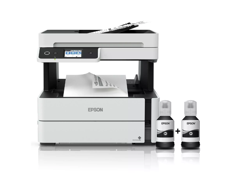 Epson EcoTank M3170 A4 Multifunction Mono Wi-Fi Ink Tank Printer; Print, Scan, Copy, Fax, ADF, Auto Duplex, 39ppm Epson EcoTank Printers 2 Epson EcoTank M3170 A4 Multifunction Mono Wi-Fi Ink Tank Printer; Print, Scan, Copy, Fax, ADF, Auto Duplex, 39ppm Epson EcoTank Printers 2