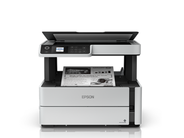 Epson EcoTank Monochrome M2170 All-in-One Wi-Fi Duplex Ink Tank Printer; Print, Scan, Copy, Auto Duplex, Ethernet, USB, 39ppm