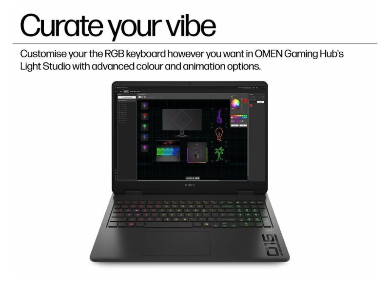 HP OMEN Voco 25C1 Intel Core Ultra 7 255H 14-Inch Gaming Laptop; 16GB RAM, 1TB SSD, RTX 5050 8GB, 3K OLED 120Hz Display, Windows 11 Computers, Laptops & Printers 6 HP OMEN Voco 25C1 Intel Core Ultra 7 255H 14-Inch Gaming Laptop; 16GB RAM, 1TB SSD, RTX 5050 8GB, 3K OLED 120Hz Display, Windows 11 Computers, Laptops & Printers 6