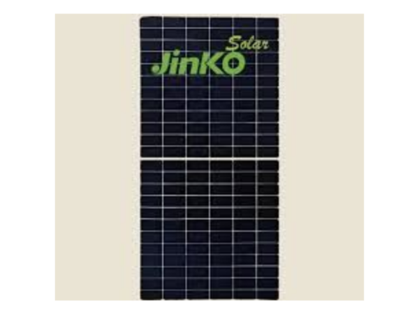 Jinko 585W Monocrystalline Solar Panel; N-Type TOPCon Half-Cell, 22.6% Efficiency, 1500V System, Voc 51.7–54.7V, Vmp 42.7–44.9V, Imp 13.1–13.7A, Isc 14.0–14.4A – 585W Solar Panel Monocrystalline Solar Panels Jinko 585W Monocrystalline Solar Panel; N-Type TOPCon Half-Cell, 22.6% Efficiency, 1500V System, Voc 51.7–54.7V, Vmp 42.7–44.9V, Imp 13.1–13.7A, Isc 14.0–14.4A – 585W Solar Panel Monocrystalline Solar Panels