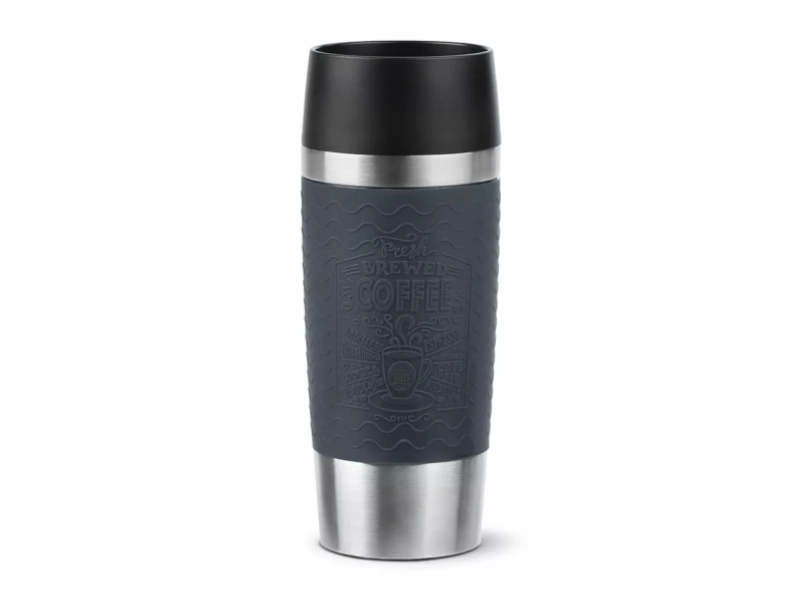 Tefal 0.36L Travel Mug N2021510; Vacuum Insulated Stainless Steel, 360° Drinking Lid, Leak-Proof Design, Quick Press System - Tefal 0.36L Travel Mug N2021510; Vacuum Insulated Stainless Steel, 360° Drinking Lid, Leak-Proof Design, Quick Press System