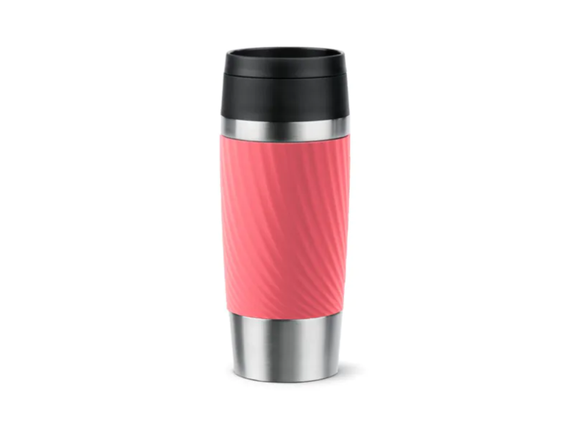 Tefal 0.36L Travel Mug N2024410; Vacuum Insulated Stainless Steel, 360° Drinking Lid, Twist Comfort Screw Lid, Leak-Proof Design - Tefal 0.36L Travel Mug N2024410; Vacuum Insulated Stainless Steel, 360° Drinking Lid, Twist Comfort Screw Lid, Leak-Proof Design