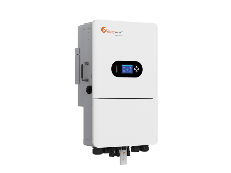 Felicity 12kW 48V 3-Phase Hybrid Solar Inverter IVGM12KLP3G1; 18kW PV, 800V Voc, 160-650V MPPT, 2 MPPT, 240A, IP65, WiFi, Gen Felicity Inverters 2 Felicity 12kW 48V 3-Phase Hybrid Solar Inverter IVGM12KLP3G1; 18kW PV, 800V Voc, 160-650V MPPT, 2 MPPT, 240A, IP65, WiFi, Gen Felicity Inverters 2